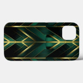 Grüne Dekoration Case-Mate iPhone Hülle (Rückseite (Horizontal))