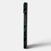Grüne Dekoration Case-Mate iPhone Hülle (Rückseite / Links)