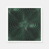 Grüne Dekorative Napkins Serviette (Vorderseite)