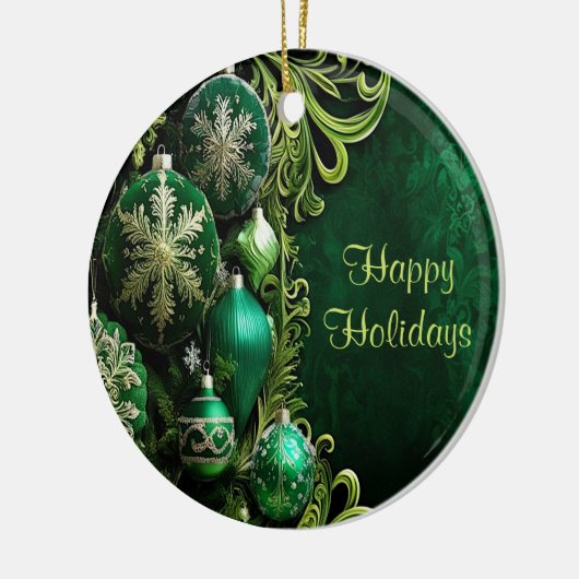 Grüne Dekorative Ornamente (Links)