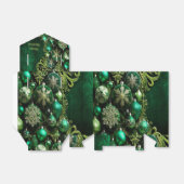 Grüne dekorative Ornamente Geschenkboxen Geschenkschachtel (Ungefaltet)