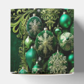 Grüne dekorative Ornamente Geschenkboxen Geschenkschachtel (Oben)