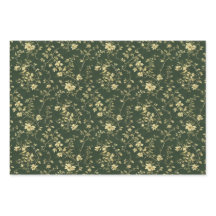 Grüne Dekoupage der Blumenkohle Hütte