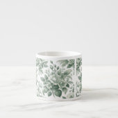 Grüne Delft-Tasse, Grüne Tasse, Frühjahr-Tasse, Espressotasse (Vorderseite)