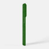 Grüne Denim-Textur, iPhone Hülle (Rechte Seite)