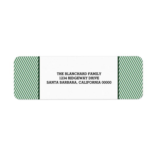 Grüne Diagonale Feiertage (Vorne)