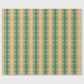 Grüne Diamanten Geschenkpapier (Flach)