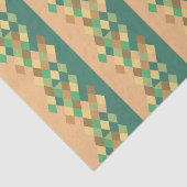 Grüne Diamanten Seidenpapier (Detail)