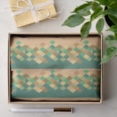 Grüne Diamanten Seidenpapier (Geschenk)