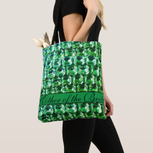 Grüne Diamanten, Vintager Edelsteine Tasche