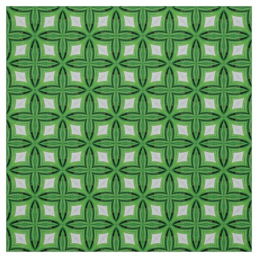 Grüne Diamantfliesen Muster Upholstergewebe Stoff (Muster)