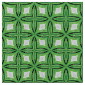 Grüne Diamantfliesen Muster Upholstergewebe Stoff (Nahaufnahme)