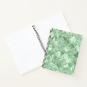 GRÜNE DIAMOND SHIMMER KARIERT NOTIZBLOCK (Innenseite)
