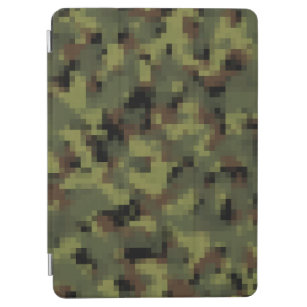Grüne Digital-MilitärCamouflage iPad Air Hülle