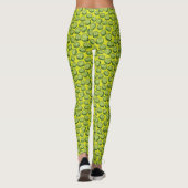 Grüne Dillgurke-Neuheit Leggings (Rückseite)