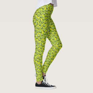 Grüne Dillgurke-Neuheit Leggings