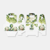 Grüne Dinosaurier Blumengeschlecht Neutrale Babydu Geschenkschachtel (Ungefaltet)