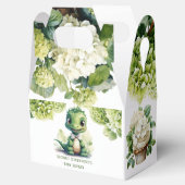 Grüne Dinosaurier Blumengeschlecht Neutrale Babydu Geschenkschachtel (Geöffnet)