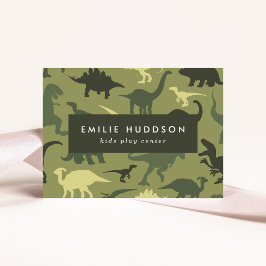 Grüne Dinosaurier, Kinderspielzentrum, Aktivitätsz Visitenkarte