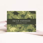 Grüne Dinosaurier, Kinderspielzentrum, Aktivitätsz Visitenkarte