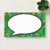 Grüne DNA-Sprechblase Post-it Klebezettel (Büro)