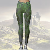Grüne Drachen Leggings