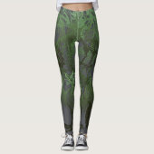 Grüne Drachen Leggings (Vorderseite)