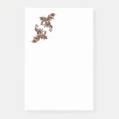 Grüne Drachen Post-it Klebezettel (Vorderseite)