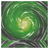 Grüne Drehung Abstrakt Art Stoff (Nahaufnahme)