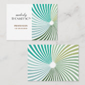 Grüne Drehung Visitenkarte (Vorne/Hinten)