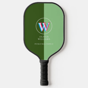 Grüne drei Ebenen mit zwei Tonen Pickleball Schläger