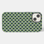 Grüne Dreiecke iPhone Hülle (Rückseite (Horizontal))