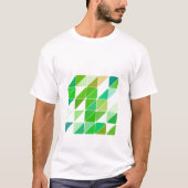 Grüne Dreiecke T-Shirt (Vorderseite)