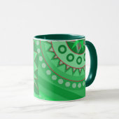 GRÜNE DRINK-TASSE TASSE (VorderseiteRechts)