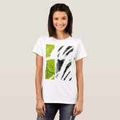 Grüne Druckglättung T-Shirt (Vorne ganz)