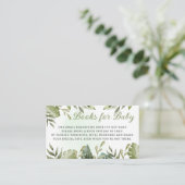 Grüne Dschungelsafari Wilde Tiere Bücher für Baby Begleitkarte (Stehend Vorderseite)