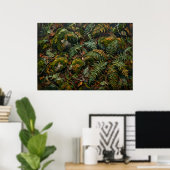Grüne Dschungelvegetation Wandkunst Poster (Heimbüro)