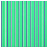 Grüne, dunkelblaue und feine cremefarbene Linien Stoff (Muster)