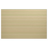 Grüne, dunkle Lachse und Tan Streifen Stoff (Yard (91,4 cm))