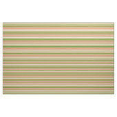 Grüne, dunkle Lachse und Tan Streifen Stoff (Fat Quarter (45,7 x 55,9 cm))