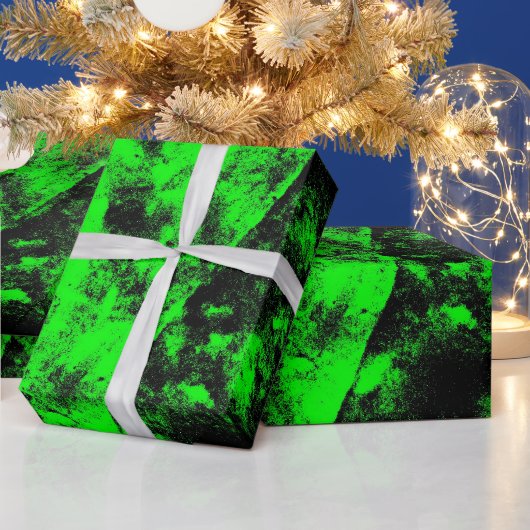 Grüne dunkle Textur Geschenkpapier, Ruhiges dunkle Geschenkpapier (Feiertage)
