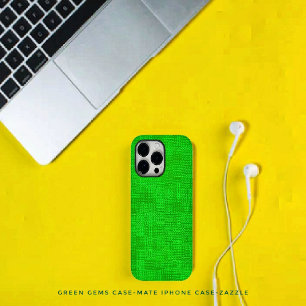 Grüne Edelsteine Case-Mate iPhone 14 Pro Max Hülle