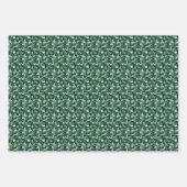 Grüne Edelsteine Geschenkpapier Set (Vorderseite 3)