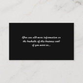 Grüne Efeu-Rolle dekoratives D7 - Visitenkarten Visitenkarte (Rückseite)