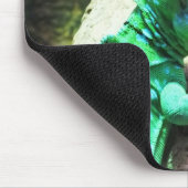 Grüne Eidechse Mousepad (Ecke)