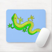 Grüne Eidechse Mousepad (Mit Mouse)