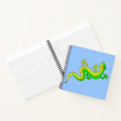 Grüne Eidechse Notizblock (Innenseite)