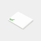 Grüne Eidechse Post-it Klebezettel (angewinkelt)