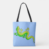 Grüne Eidechse Tasche (Rückseite)