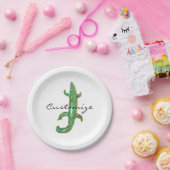 Grüne Eidechse Thunder_Cove Pappteller (Party)